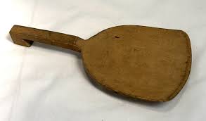 Primitive Antique Wood Paddle Tool Kitchen Spoon Scoop ...