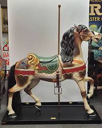 Gustave Dentzel Carousel Figure Of A Standing Horse Late 19th Century, Philadelphia, Pennsylvania