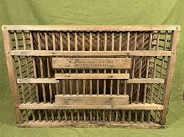 Antique W.J. Carpenter Company Wooden Chicken Coop Crate ...