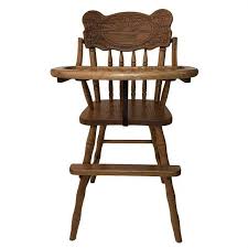 Brighton Home Furniture Hardwood Amish Sunrise Hi-Chair in Light Brown - Walmart.com