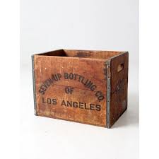 Vintage 7up Wood Crate | Chairish