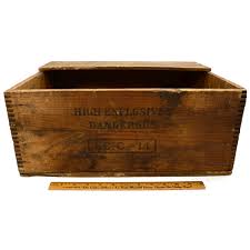 Vintage DUPONT "SPECIAL GELATIN" CRATE 60% Strength HIGH EXPLOSIVE BOX – Get A Grip & More