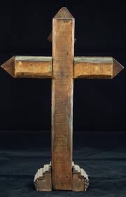 Sold at Auction: Antique Tramp Art Crucifix