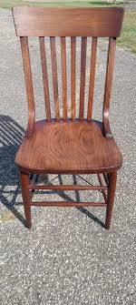 1910s Vintage Solid Wood Farmhouse Chair | Chairish
