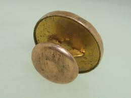 VICTORIAN REPOUSSE ROSE GOLD FILLED COLLAR BUTTON! FANCY BEAUTY | eBay