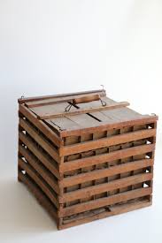 Antique Wooden Egg Crate – Brick Alley Co.
