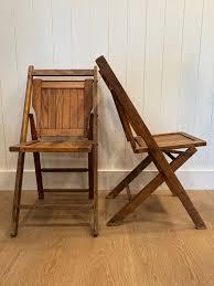 Vintage Wood Slat Folding Chair – NEST Home - Decor & Design