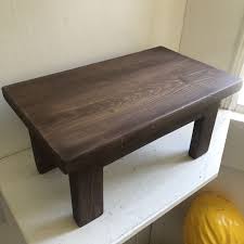 Simple Wooden Foot Stool H 6” L 12" | eBay