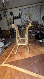 Vintage Cast Metal Lyre Harp Magazine Book Holder Gold ...