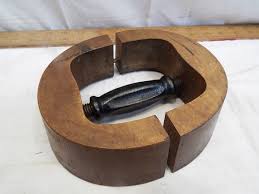 Early Adjustable Wooden Hat Form Mold Stretcher Sizer ...