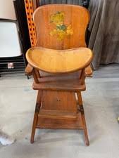 Brown High Chairs Antique Chairs Antique 1920-1949 Time Period Manufactured | eBay