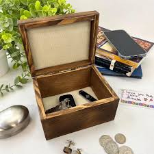 Personalised Wooden Cufflink Box - Mens Watch Box - Fathers ...