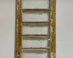 Antique French Panel Door With Glass (85x28.25) G1493s - Etsy