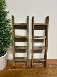 Tobacco Lath 16” Ladder…mini. Wood. Wooden. Primitive. Country. Farmhouse. Craft Supply. Distressed. Rustic. Antique. Gallery Wall Hanging. - Etsy