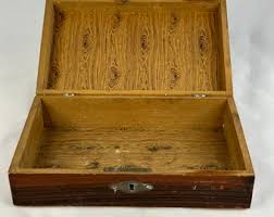 Buy Vintage Wooden Jewelry Box Unlocked but NO KEY Online in ...