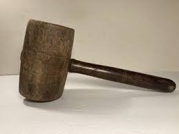 Vintage Wood Mallet Carpentry Wood Working 2 Lbs. 13 Oz. | eBay