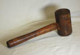 Early 1900's Antique Primitive Wooden Mallet and 50 similar items