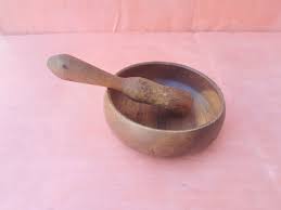 ANTIQUE PRIMITIVE OLD WOODEN MORTAR AND PESTLE FOR SPICES | eBay