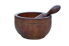 Antique Straw Wood Set of 5 Kitchenware Curry Bowls Original Hand Crafted Painte | eBay