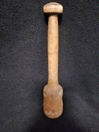 Vintage Solid Wood Pestle 10" Muddler Kitchen Farmhouse | eBay