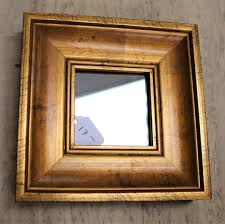 5 1/4" x 5 1/4" Gold Square Micro-Mirror – Frame & Picture Shoppe