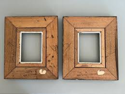 Vintage 5x7 Wooden Picture/Art Taiwan Wood Frames Lot Of 2 | eBay
