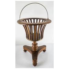 English Regency Style Wood Fern Plant Stand or Wine Cooler ...