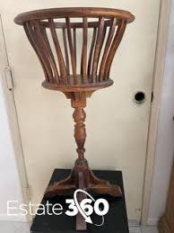 Vintage Wooden Plant Stand Auction | Estate 360
