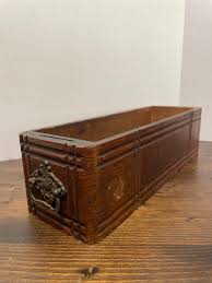 Beautiful Antique Wooden Drawer Box With Ornate Brass Pull-vintage Desk Organizer or Planter Farmhouse or Cottagecore Unique Storage Piece - Etsy