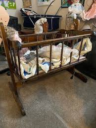 Witney Bros. Antique wooden newborn bed (1927) | eBay