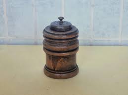 Antique Treen Pepper Grinder | Victorian Wooden Spice Mill ...