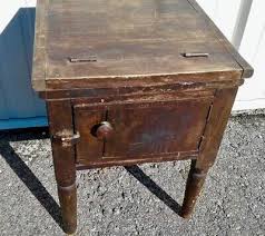 Antique Mahogany (?) 1910s-20s Commode 21" H Furniture with Vintage Chamber Pot | eBay