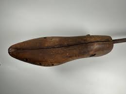 Vintage Rustic Wooden Shoe Stretcher Metal Handle | eBay