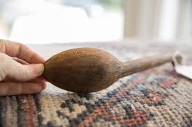 Vintage African Wooden Spoon | Chairish