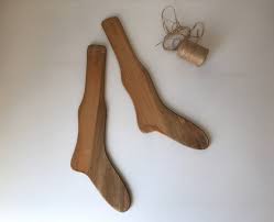 Antique Wooden Sock Stretchers - 24" Long - Etsy