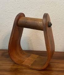 Antique Wooden Saddle Stirrup - Western Cowboy Farmhouse Decor - 7.5" | eBay