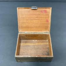 9- ART NOUVEAU | Silver Over Brass Cigar Box | Marked | EstateSales.org