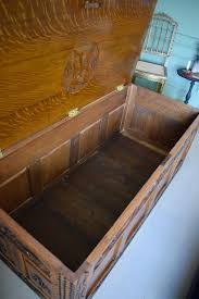 Rare Art Nouveau Early 20th Century 1904 Solid Oak Coffer Chest - Etsy