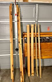 Queen Sleigh Bed Pine And Wrought Iron Great Condition for Sale in Sacramento, CA - OfferUp