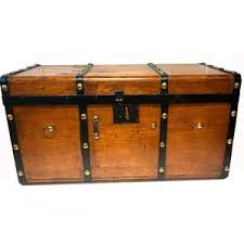 Wood Trunks and Chests | eBay