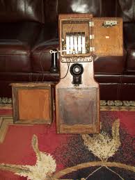 Early Hand-crank Oak Wall Phone ~ This Antique Piece Does Display Well ! - Etsy