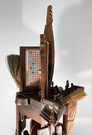 Linda Stein - Contemporary Mixed Media Sculpture When Passions and Pastimes were Possible 1274 For Sale at 1stDibs