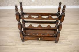 Oak Wine Rack from the Early 20th Century in Dark Brown For ...