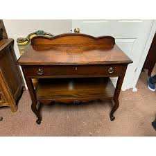 Early 20th Century Rococo Style Walnut Serving Buffet Table ...