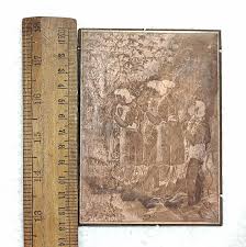 Vintage Letterpress Printing Copper Block/Plate in 1950s ...