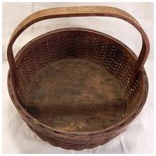 Ben Higgins Handled Pie Basket Chesterfield, MA C.1940 ...