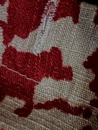 HOME Rusty Red Fabric Shower Curtain Floral Design | eBay