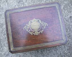 Antique Victorian Toiletry or Vanity Box - Travel Case With ...