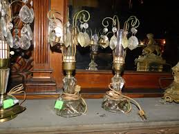 Lot - 2 Pairs of Hurricane Lamps