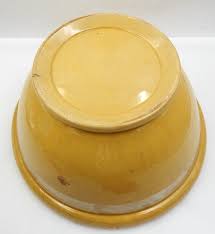 ANTIQUE AMERICAN FARMHOUSE CHIC HAND-MADE POTTERY YELLOW ...